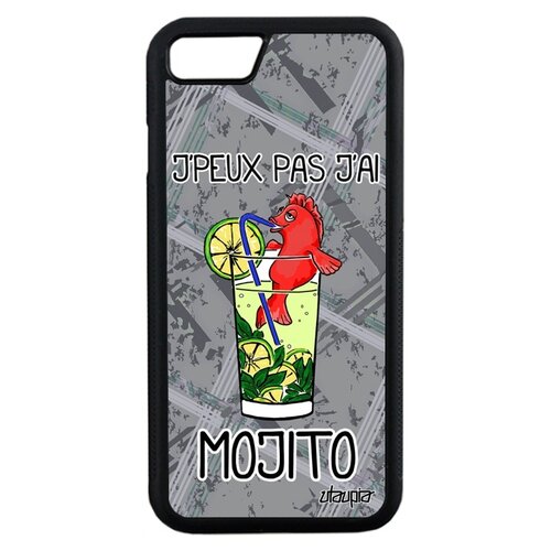 фото Чехол для мобильного apple iphone 7, "не могу - у меня мохито!" аперитив коктейль utaupia