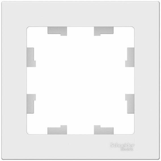 Рамка 1-постовая для розеток и выключателей Белый AtlasDesign (Атлас Дизайн) Schneider Electric ATN000101 20шт - фотография № 3