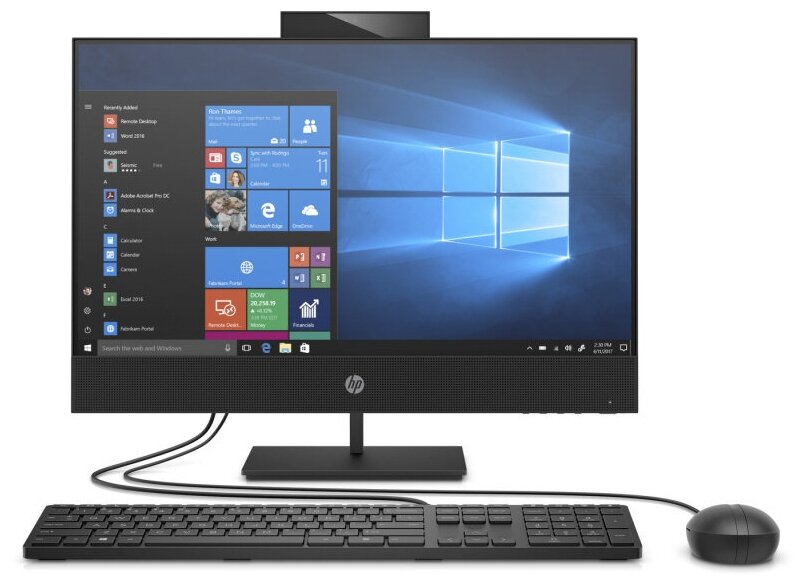 Моноблок 21,5'' HP ProOne 600 G6 All-in-One 1D2H1EA i5-10500/8GB/256GB SSD/1920x1080 touch/DVD/kbd/mouse/WiFi/BT/cam/Win10Pro/black