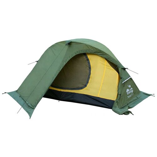 палатка tramp sarma 2 v2 серый Палатка трекинговая двухместная Tramp SARMA V2, зеленый