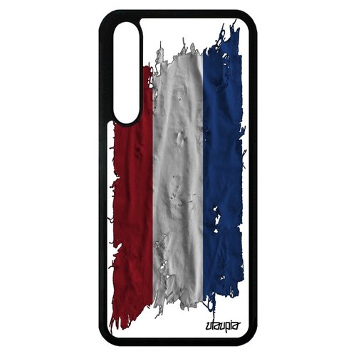 фото Чехол для смартфона huawei p20 pro, "флаг голландии на ткани" страна государственный utaupia