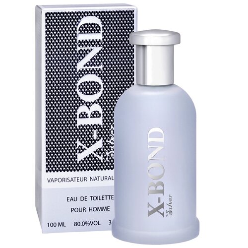 X-Bond туалетная вода Silver, 100 мл x bond туалетная вода x bond 100 мл