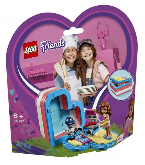 Конструктор LEGO Friends 41387 Летняя шкатулка-сердечко для Оливии, 93 дет.