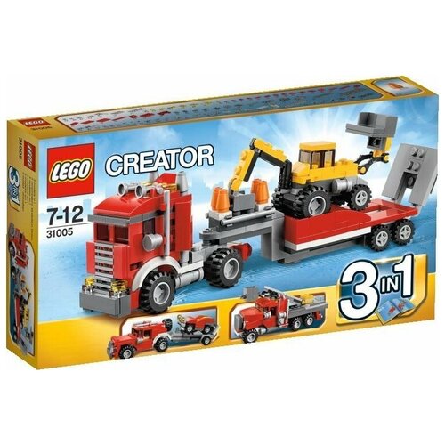 Конструктор LEGO Creator 31005 Строительный тягач, 256 дет. конструктор lego racers 30191 тягач феррари скудериа 41 дет