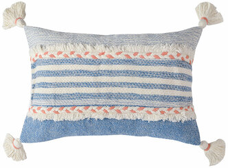 Чехол на подушку с кисточками и бахрамой из коллекции Ethnic, 35х60 см, Tkano, TK22-CC0012
