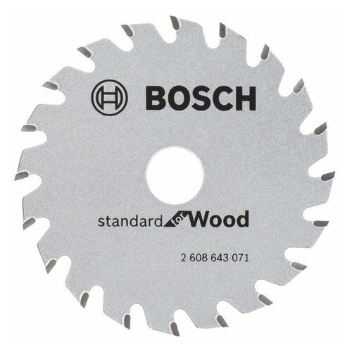 фото Диск пильный bosch 85x15мм 20т s.f. wood