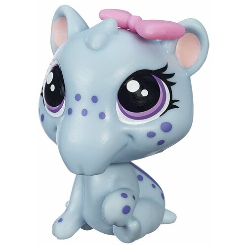 Игровой набор Littlest Pet Shop Тапир Ирина с бантиком B2166 littlest pet shop одиночная зверюшка утконос orna curley