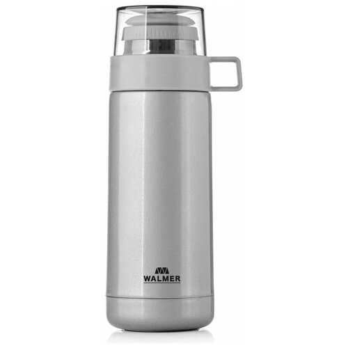 фото Классический термос walmer power, 0.35 л серый металлик