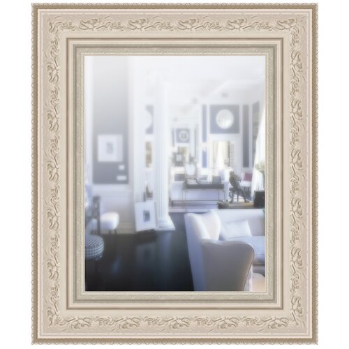 фото Зеркало в широкой раме 50 x 60 см, модель p094006 аурита