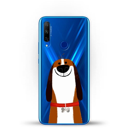 фото Силиконовый чехол хороший бигль на honor 9x premium andy & paul