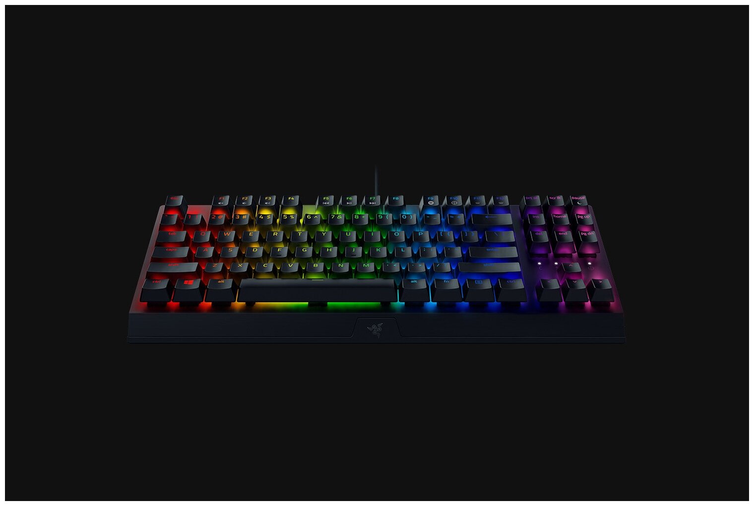 Игровая клавиатура Razer BlackWidow V3 Tenkeyless Razer Green / Clicky, черный, русская