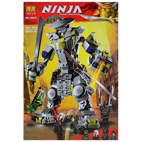 конструктор lego ninjago 70676 механический титан ллойда 876 дет Конструктор Lari (Bela) Ninja 10937 Титан Они, 550 дет.