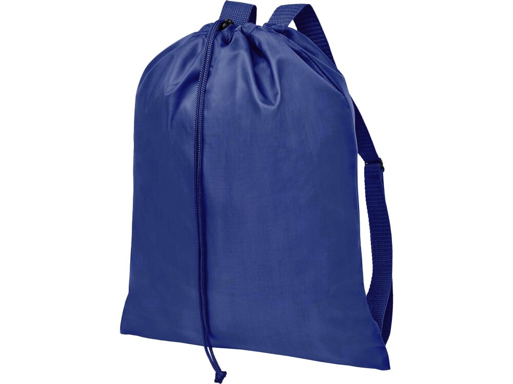 Рюкзак со шнурком и парусиновыми лямками Oriole, цвет синий
