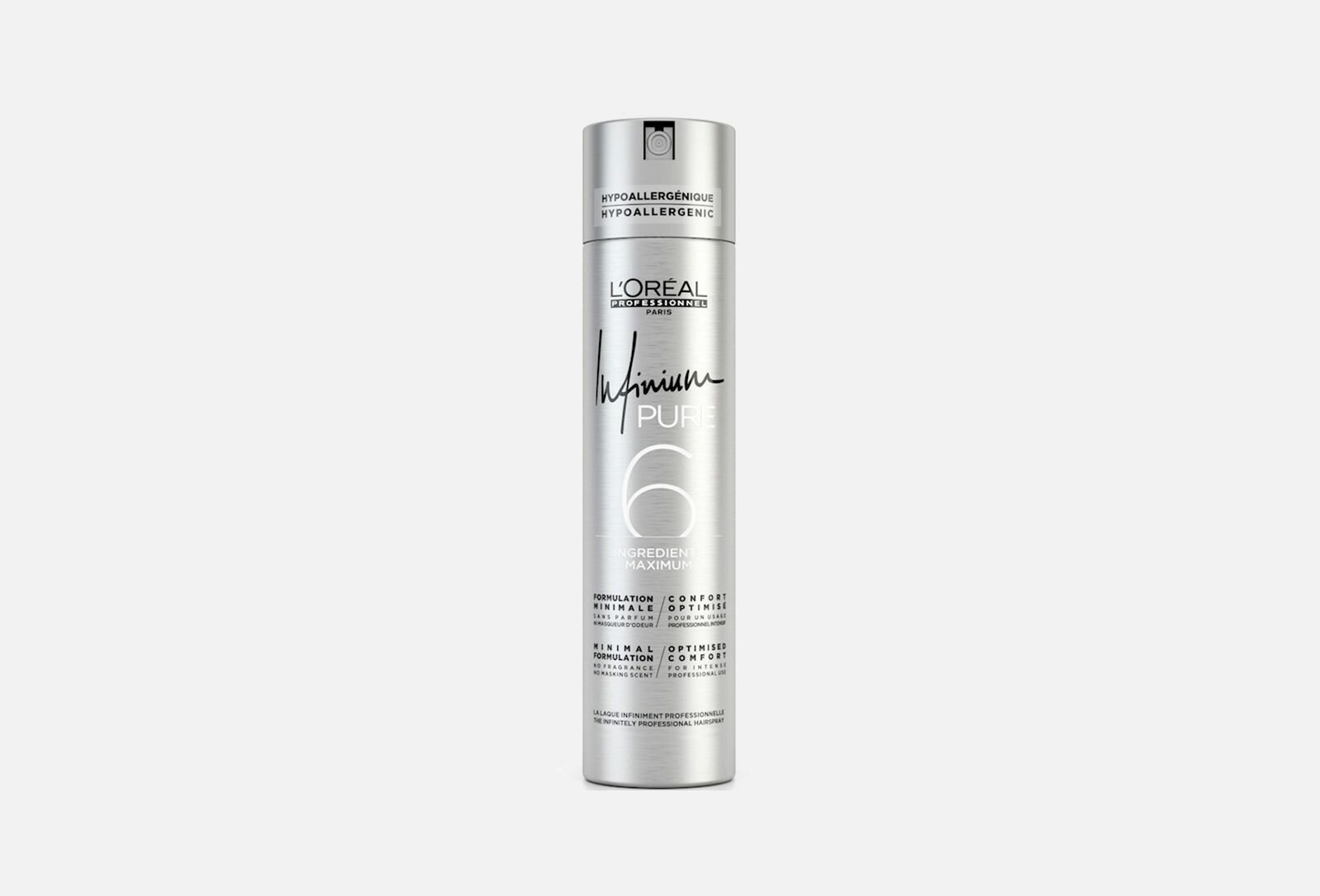 Лак для сильной фиксации l'oreal professionnel infinium pure strong