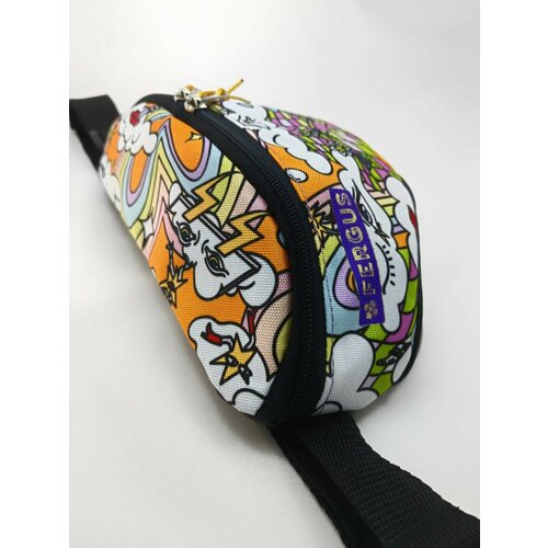 фото Сумка поясная "f&a китч" (psak0023), фактура матовая, оранжевый fergus