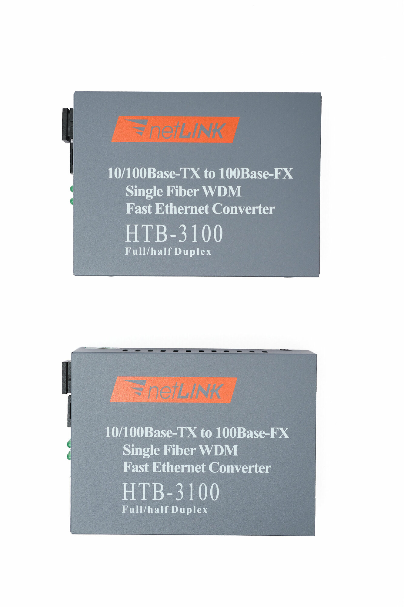 Комплект медиаконвертеров 1310/1550нм с блоками питания. До 25км. HTB-3100 A/B — фото 3