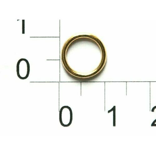 Кольцо для бюстгальтера металл 800Н золото d8мм (уп.50 шт.) Proknopka