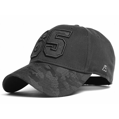 фото Бейсболка atributika & club, размер 55-58, черный