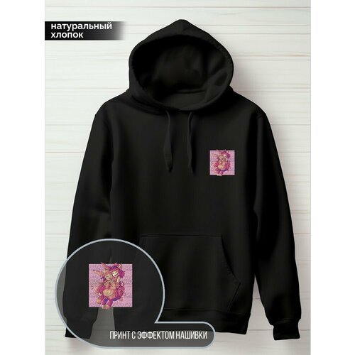 фото Худи hypnotica, размер m, черный