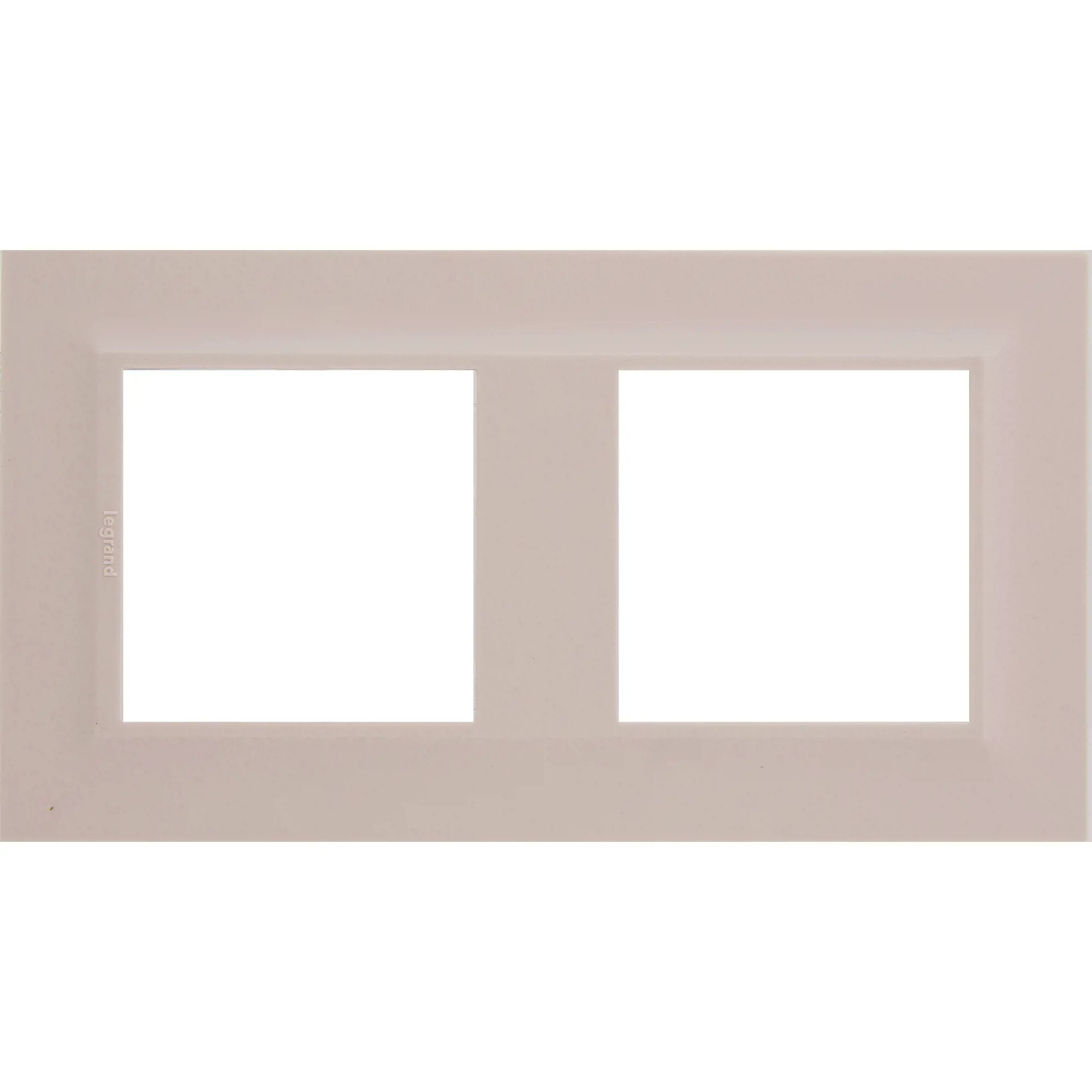 Рамка для розеток и выключателей Legrand Structura 2 поста цвет розовый