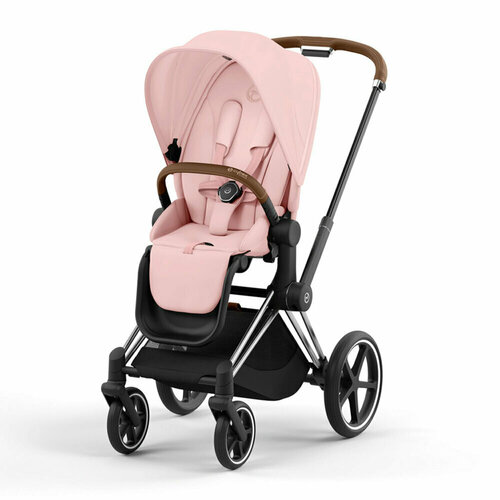 Прогулочная коляска Cybex Priam IV, цвет Peach Pink / Chrome Brown прогулочная коляска new cybex priam iv peach pink шасси chrome brown