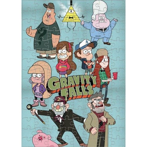 Пазл Гравити Фолз, Gravity Falls №75 гравити фолз набор фантастических парадоксов для настоящего детектива в коробе с сюрпризом