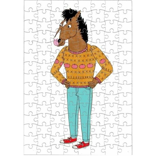 Пазл Конь БоДжек, BoJack Horseman №1, футболка dreamshirts bojack horseman конь боджек мужская белая s