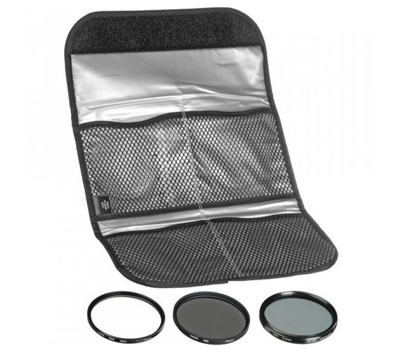 Комплект светофильтров Hoya DIgital filter kit: UV (C) HMC Multi, PL-CIR, NDX8 40.5mm - фото №6