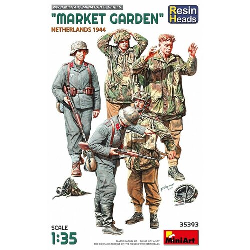 35393 MiniArt Market Garden Голландия 1944 г(смоляные головы) 1/35