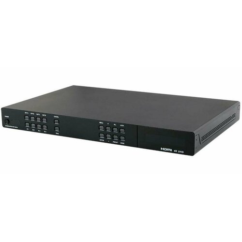 Матричный коммутатор 4х4 HDMI 4K c дополнительными аудио входами/выходами Cypress CDPS-U4H4HSA