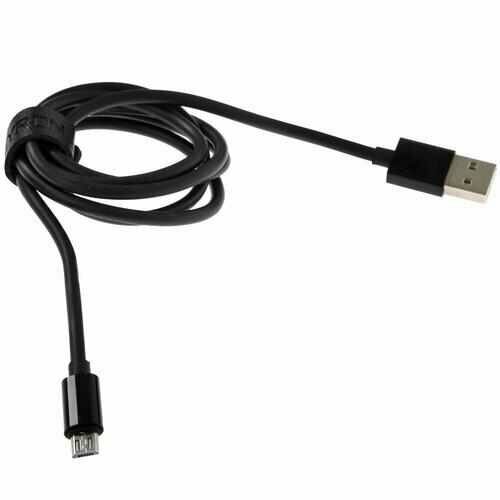 Кабель круглый KEYRON micro USB - USB черный 1 м