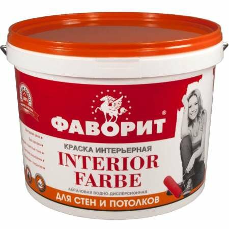 фото ВДАК-20И-1 Фаворит Супербелая ( 3 кг) для стен и потолков (95%), 6шт/уп НЕ мелит (80658)