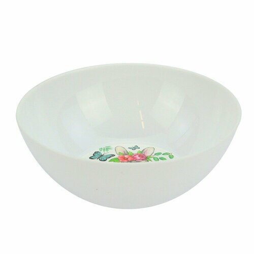 Миска ND Play пластиковая с декором Кроль-Вилль Цветочная Зая D 130 мм белый 305630 221₽