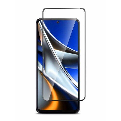 Perfeo, защитное стекло для Xiaomi Poco X4 Pro, черный, Full ScreenGlue