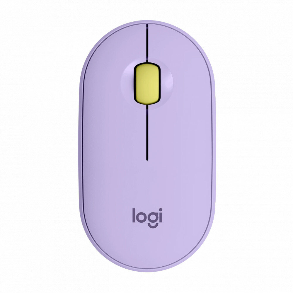 Мышь LOGITECH M350 Pebble Bluetooth Mouse - LAVENDER LEMONADE