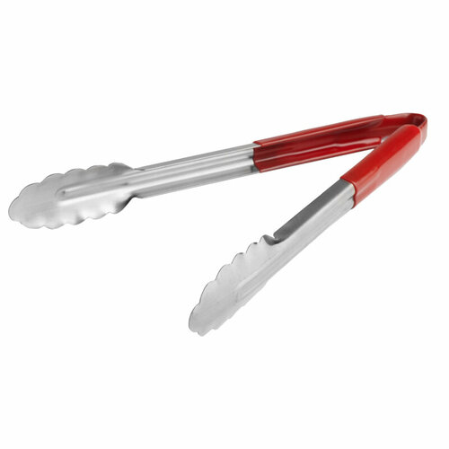 Щипцы 30 см нерж сталь ручки из пластмассы цвет красный CP-I A 12 R 07 1347₽