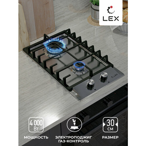 Варочная панель газовая LEX GVS 321 IX 8590₽