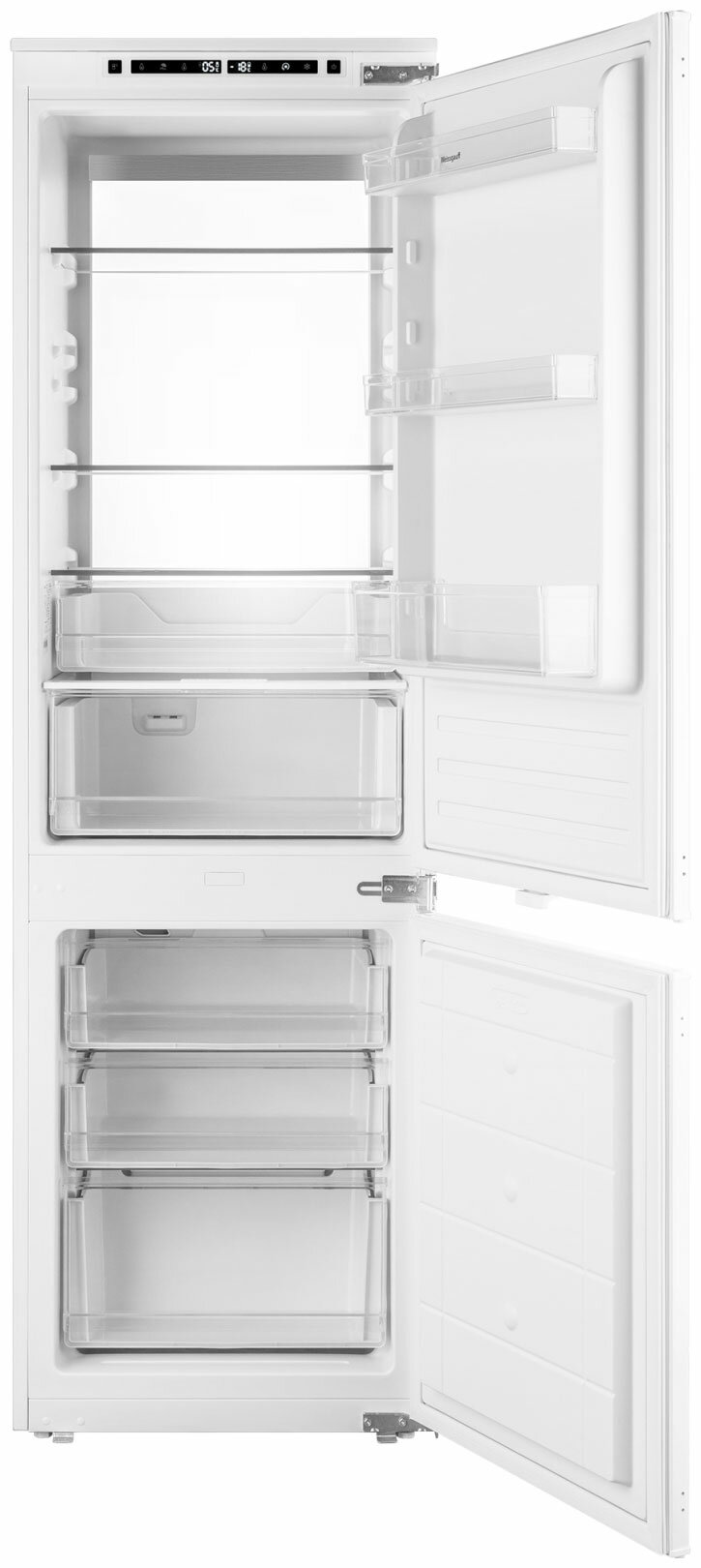 Встраиваемый двухкамерный холодильник Weissgauff WRKI 178 Total NoFrost Premium