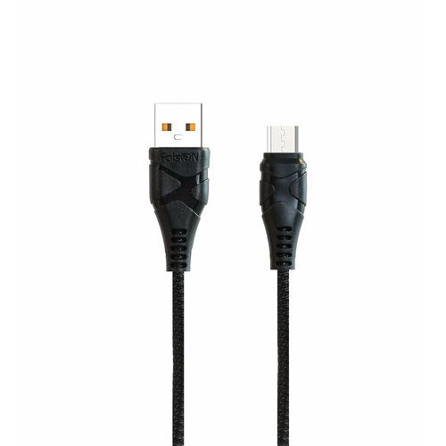 Кабель USB - микро USB FaisON K-50 Zero, 1.0м, 3,0А, QC3.0, цвет: чёрный