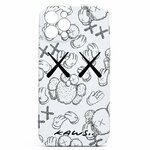 Светящийся чехол-накладка для Iphone 15 pro LUXO/KAWS/ с флуоресцентным рисунком - изображение