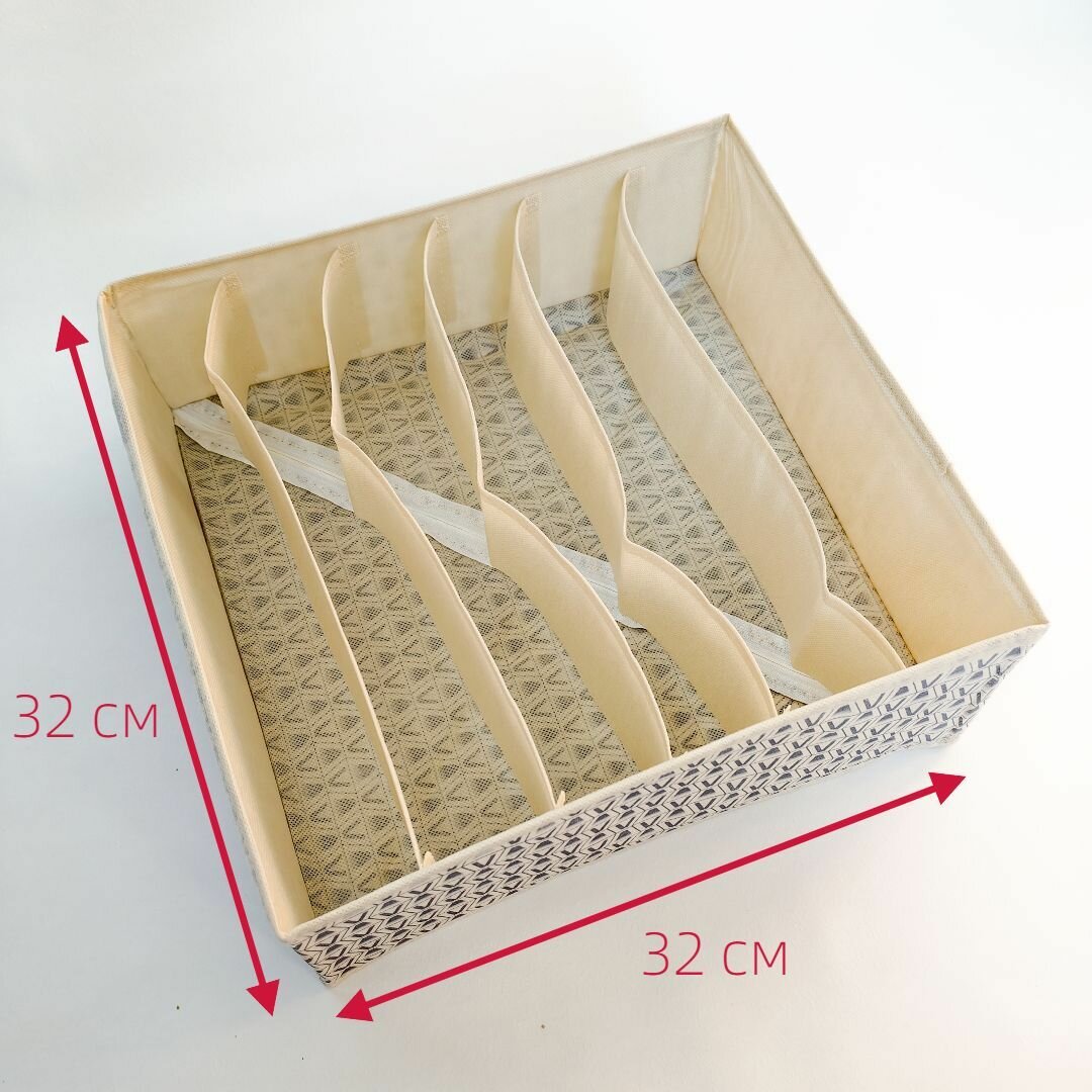 Органайзер для хранения нижнего белья, кофр для бюстгальтеров - фотография № 6