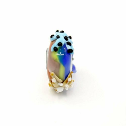 фото Handinsilver ( посеребриручку ) подвеска-шарм из муранского стекла lampwork разноцветный (1шт)