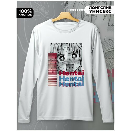 фото Лонгслив бруталити, размер l, белый