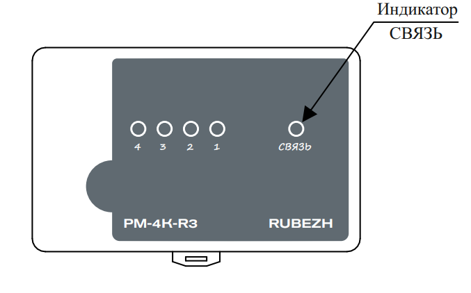 Релейный модуль адресный РМ-4К-R3 Рубеж