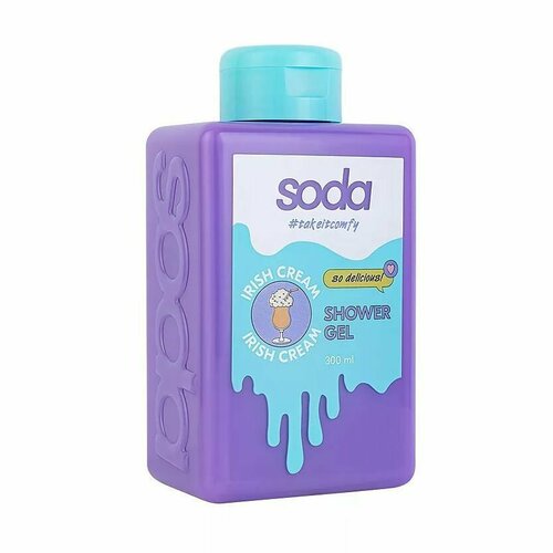 soda soda сияющие гидрогелевые патчи для лица cola graceface SODA Гель для душа #takeitcomfy IRISH CREAM 300 мл