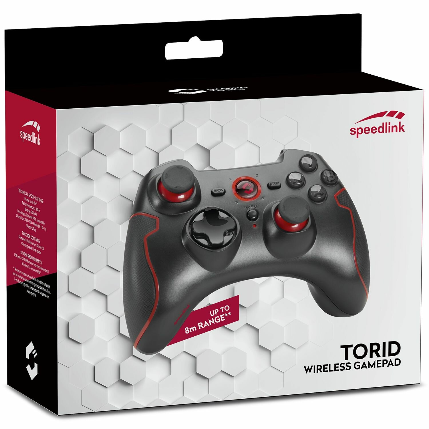 Геймпад SPEEDLINK TORID Gamepad Wireless for PC/PS3