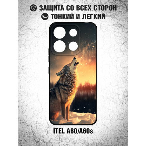 Чехол для Itel A60/A60s DF itCase-10 (black) / Чехол для Итель А60 / А60эс DF itCase-10 (black) Art1020