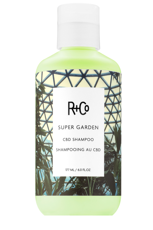R+Co SUPER GARDEN CBD Shampoo дивный САД успокаивающий шампунь, 177 мл