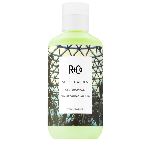 R+Co SUPER GARDEN CBD Shampoo дивный САД успокаивающий шампунь, 177 мл