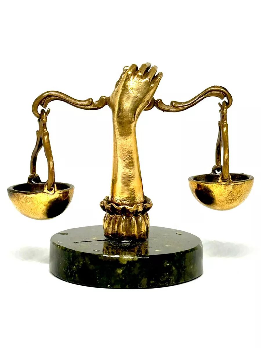 Статуэтка «Весы» для интерьера Фигурка для декора дома. Вербица — фото 1